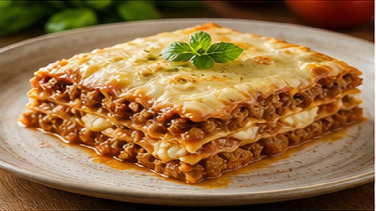 Lasanha de carne caseira