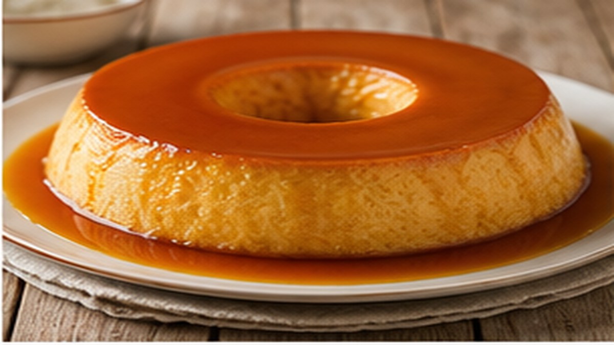 Pudim de coco cremoso