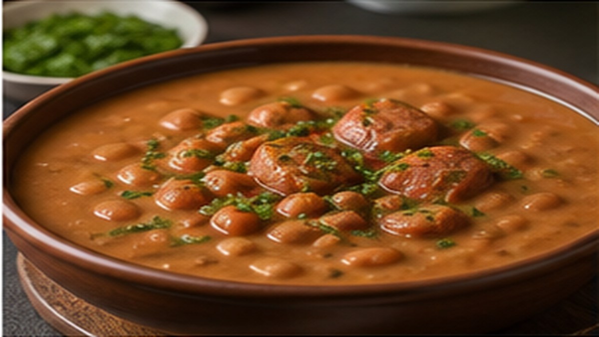 Sopa de feijão com legumes